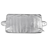 Silver windscreen cover for summer and winter, 175 x 90 cm