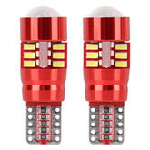 Hvid LED-pære T10 W5W med CANBUS og 27 SMD 3014-dioder