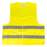 Жълта светлоотразителна жилетка размер XXL с рефлекторни ленти