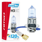 Bombilla halógena H3 LumiTec Super White 12V 55W