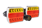 Magnetic LED trailer light set