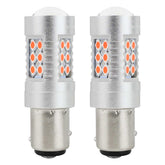 Červená LED žárovka s paticí 1157 BAY15D