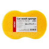 Spugna arancione per lavaggio auto con struttura effetto spugna marina