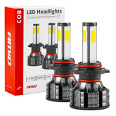 LED žárovky HB4 s COB diodami a barvou světla 6500K