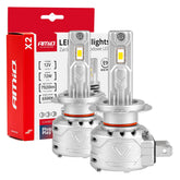 LED-forlygtepærer H7 X2-serien med 6500K hvidt lys