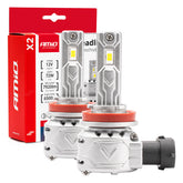 LED-pærer H8 H9 H11 H16 med aktiv køling