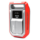 12V car air compressor with digital pressure gauge and LED light
