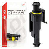 1-pin Superseal plug and connector set