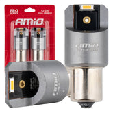 PY21W LED bulbs with CANBUS and amber orange light