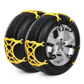 Set mit 6 Antirutschbändern für Autoreifen