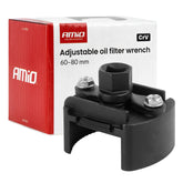 Nastaviteľný kľúč na olejový filter z CrV ocele pre filtre s priemerom 60–80 mm
