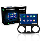 Jeep Wrangler 11–14 – 10,1-Zoll-Radio mit kabellosem Apple CarPlay und Android Auto