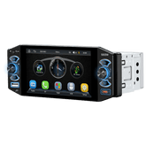 1 DIN 5" érintőképernyős autórádió vezeték nélküli Apple CarPlay és Android Auto támogatással