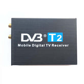 DVB-T2 autós TV-vevő – Bilmedie kijelzőkhöz kompatibilis (HDMI és RCA)