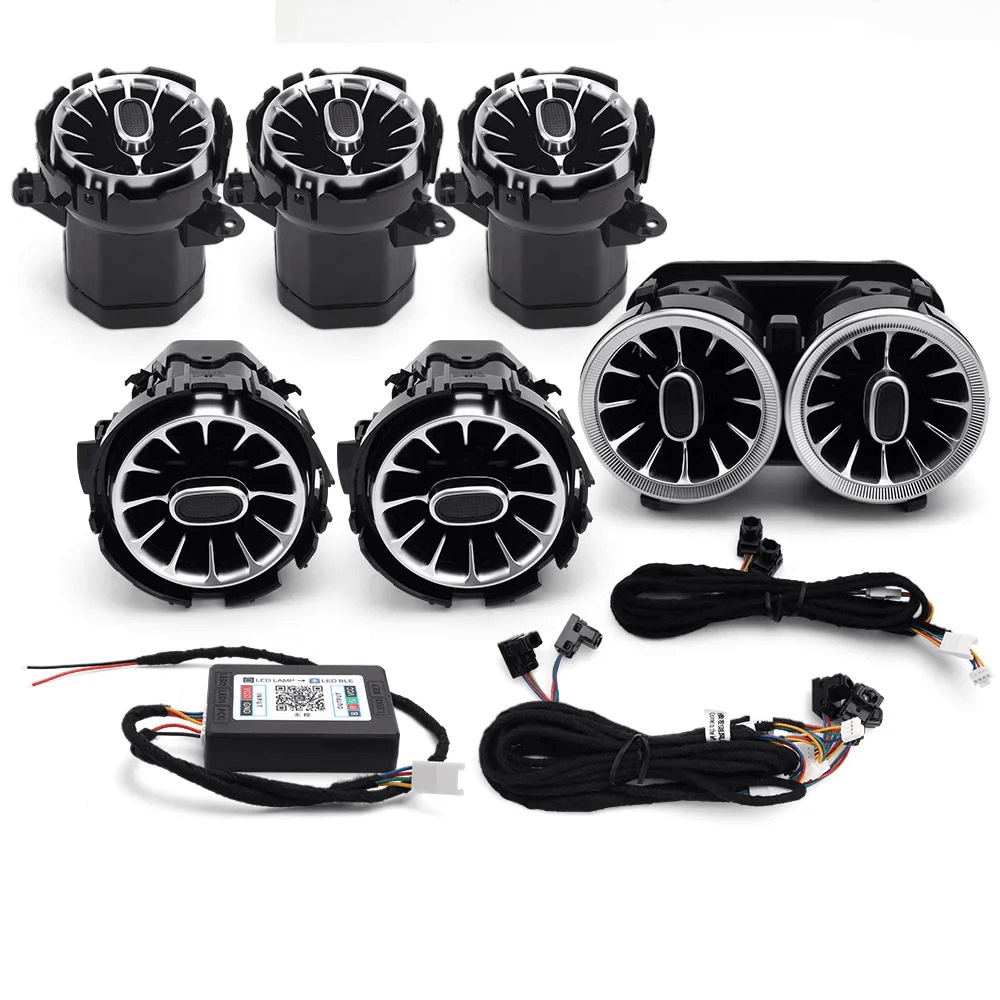 Ambient belysning til luftdyser – Mercedes A/CLA/C/E/GLC 15-25 – Bilmedie.dk