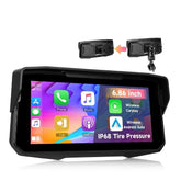 6.86” motorcycle screen with CarPlay, Android Auto, AirPlay and TPMS