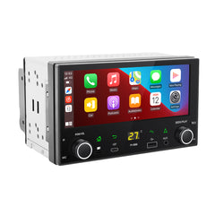 2DIN Touch skärmradio 6,86" – trådlös Apple CarPlay & Android Auto (Universal) 