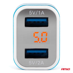 Chargeur USB voiture avec deux ports USB