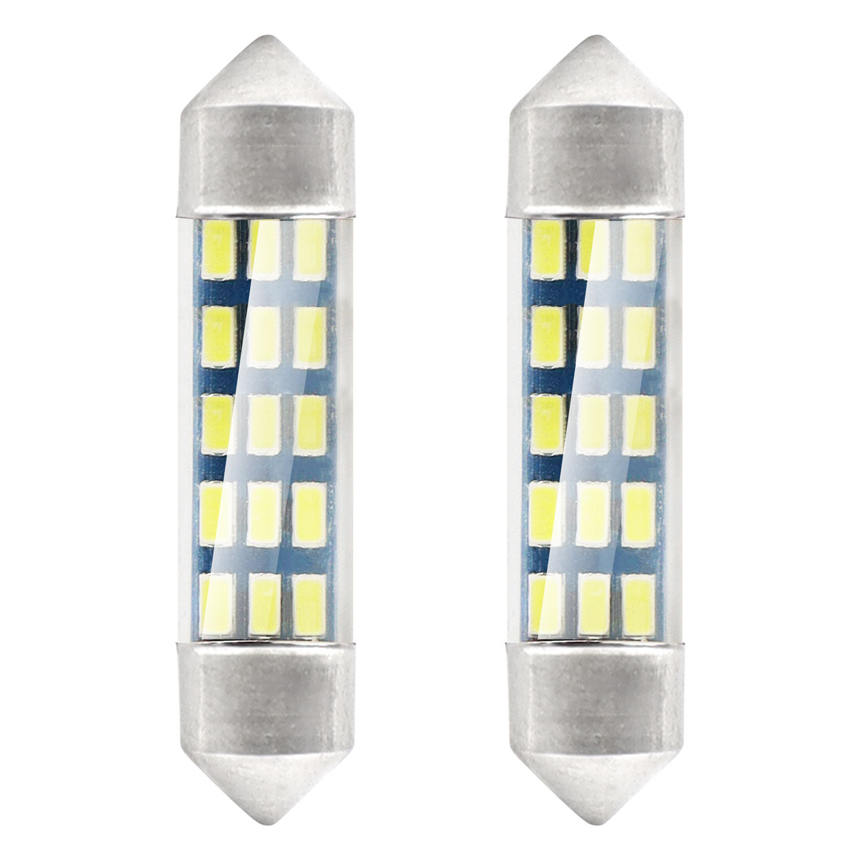 Lâmpada festoon LED com 39 mm de comprimento e luz branca