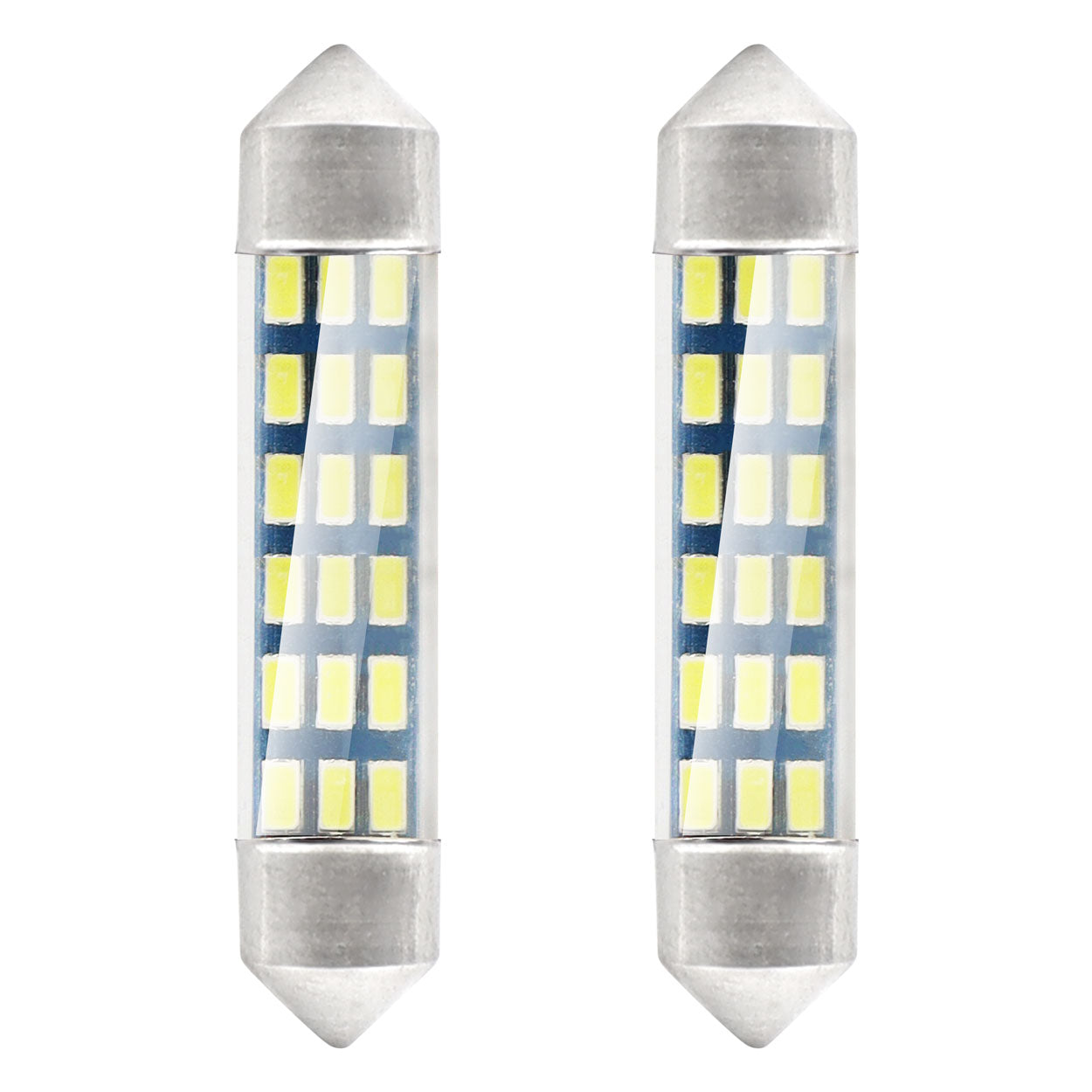LED sufitová žárovka 41 mm s bílým světlem
