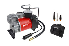 Compresseur de voiture 12 V avec manomètre et boîtier métallique