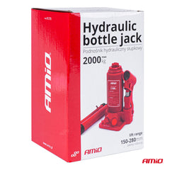 Hydraulický fľaškový zdvihák s nosnosťou 2 000 kg