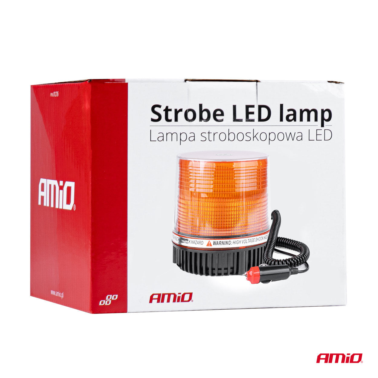 Strobe LED-varsellampe med beskyttelsesskjerm
