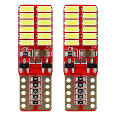 LED žárovka CANBUS T10 W5W s bílým světlem pro 12/24 V
