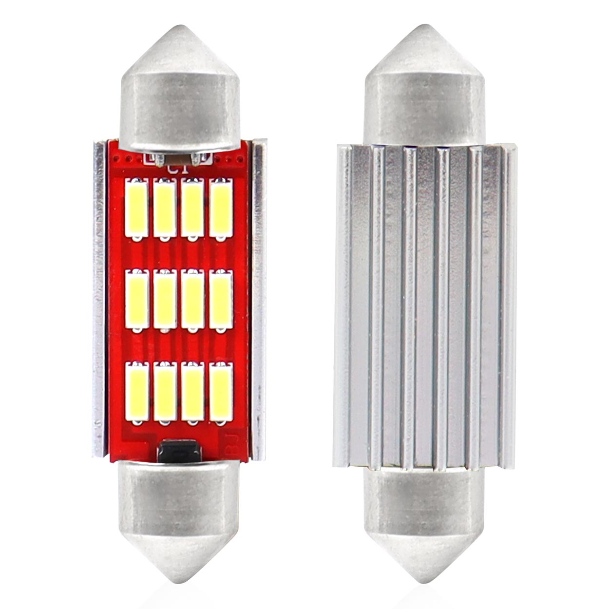 Bílá LED CANBUS sufitová žárovka 41 mm