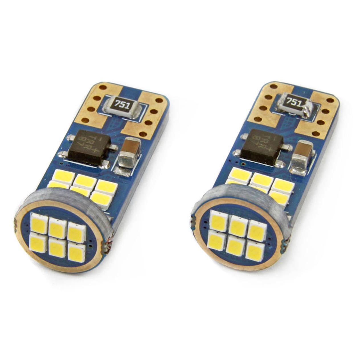 Bipolaire LED-lamp T10e W5W met CANBUS