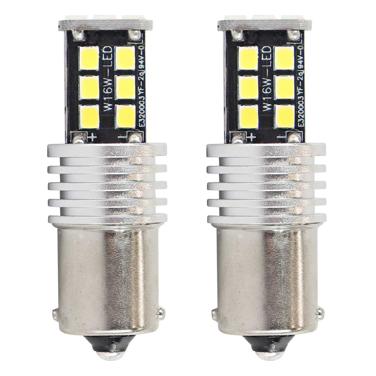 LED žárovka 1156 BA15S s bílým světlem
