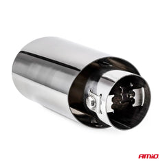 Side view of the MT 003 chrome exhaust tip