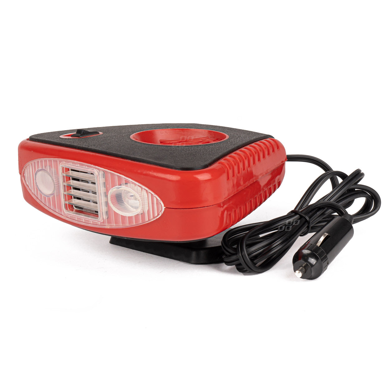 12V varmevifte og ruteaviser med LED-lys