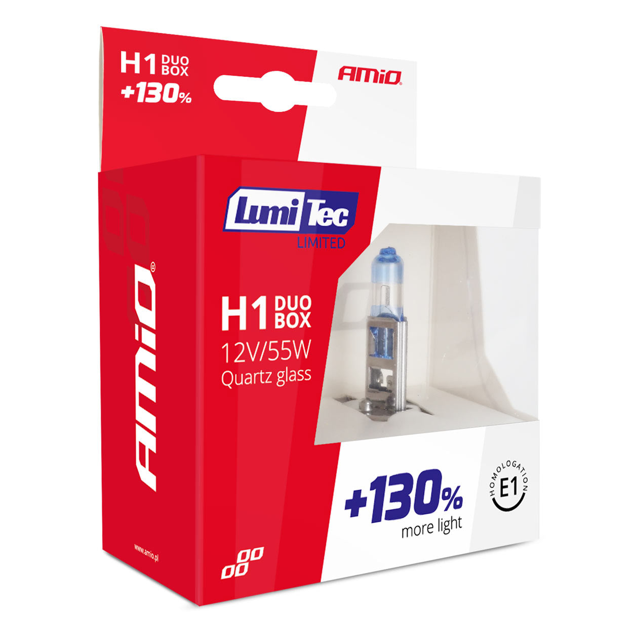 Balení 2 halogenových žárovek H1 LumiTec Limited