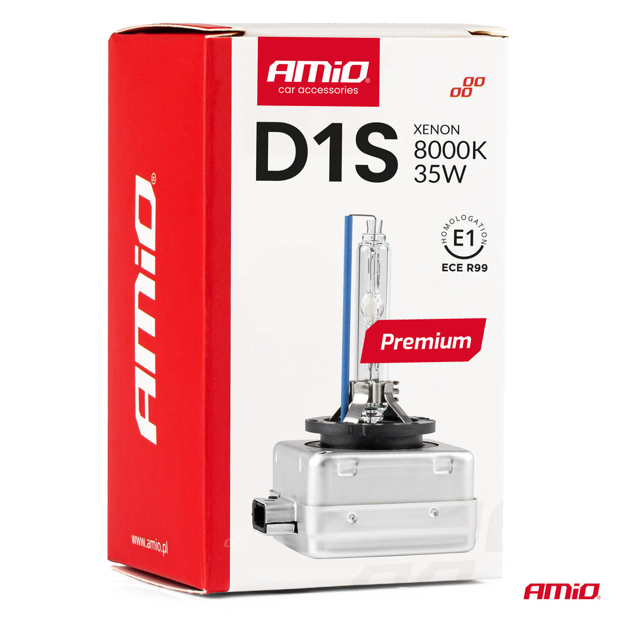 D1S xenon bulb with integrated ballast