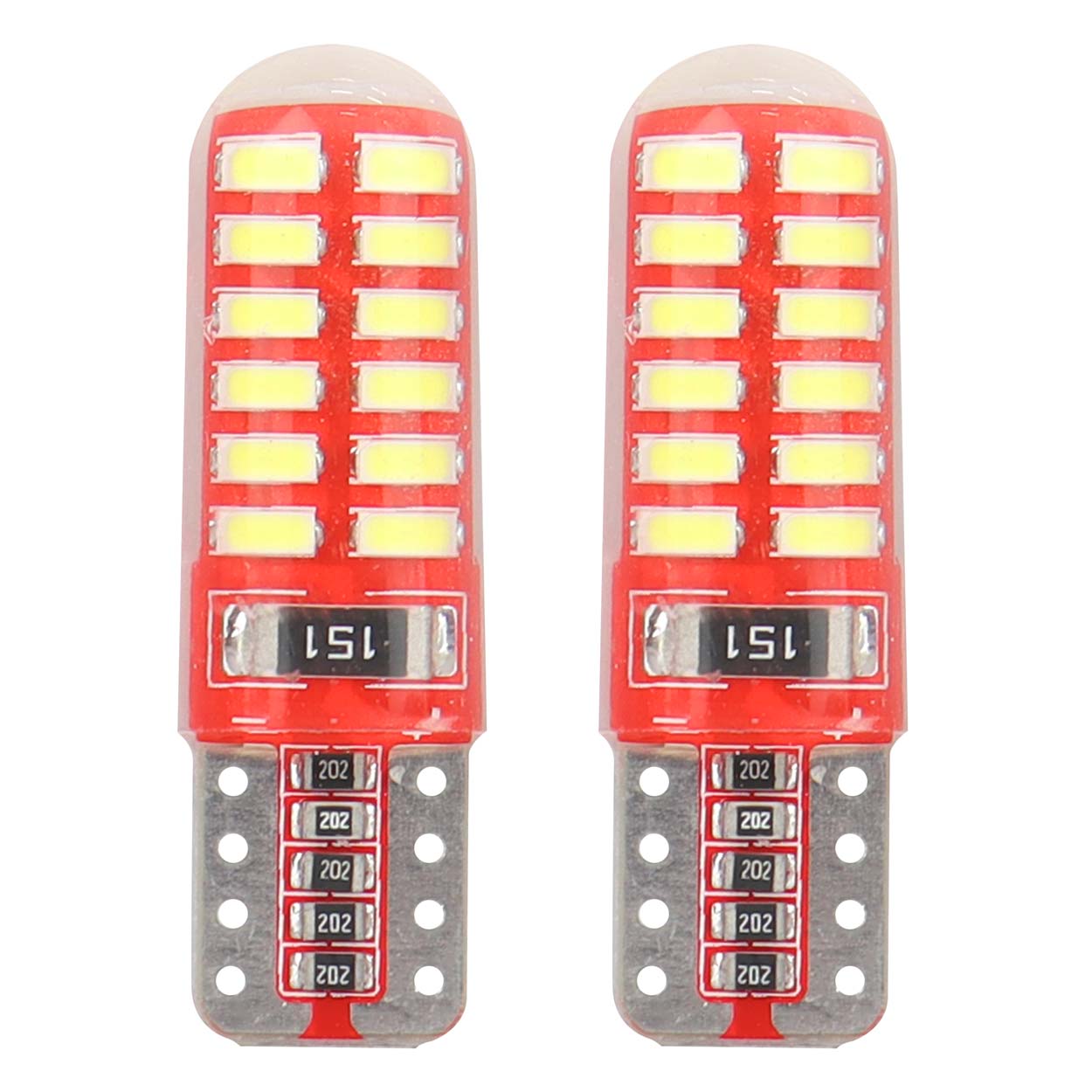 Lâmpada LED T10 W5W com CANBUS e 24 díodos LED SMD 3014