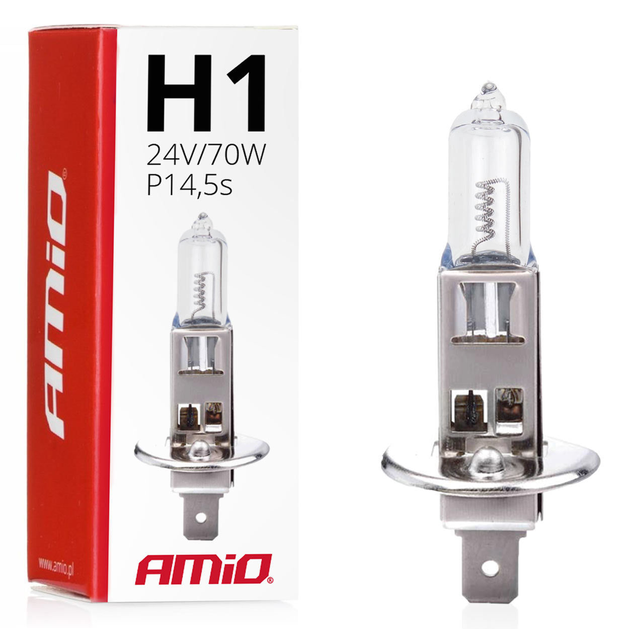 Прозрачна халогенна крушка H1 24 V 70 W