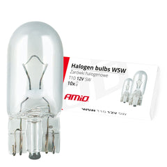 Ampoules halogènes W5W T10 12 V, 10 pièces.