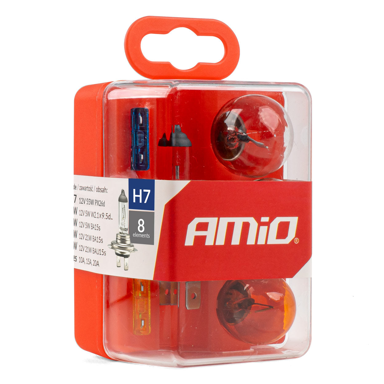 Kit d’ampoules halogènes avec ampoule H7, autres ampoules de voiture et fusibles