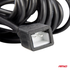 Černý koaxiální prodlužovací kabel pro parkovací senzor