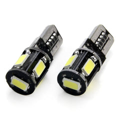 LED žárovka s paticí T10 W5W a 5 SMD diodami