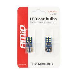 LED žárovka T10e W5W 12/24 V