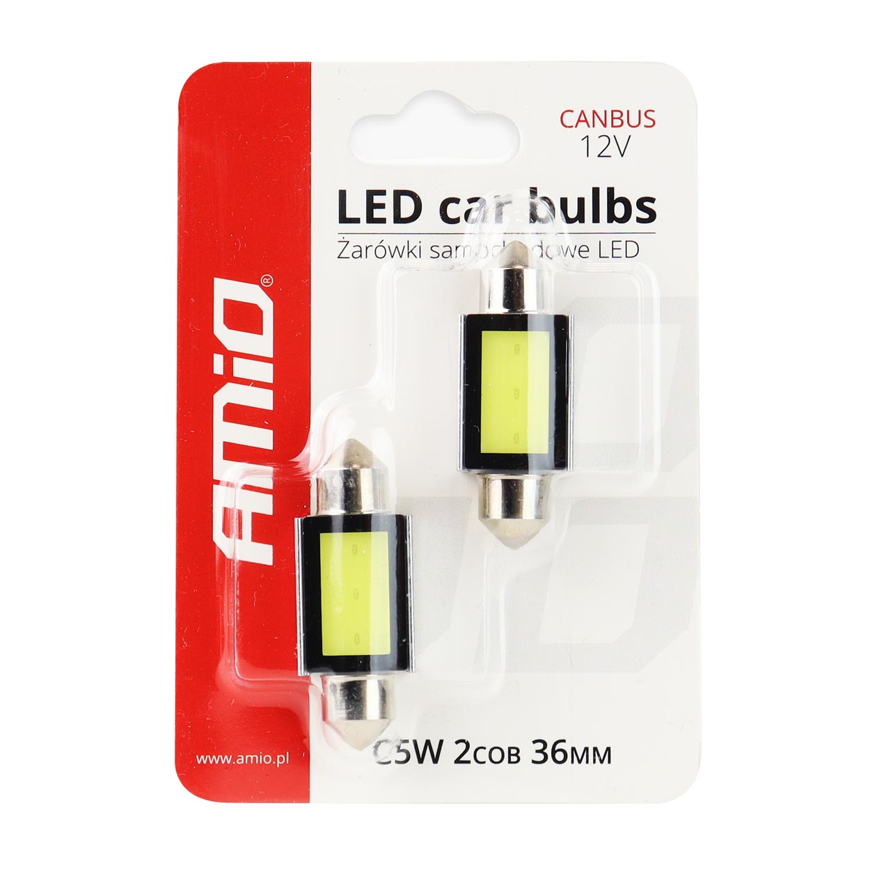 LED sufitová žárovka pro 12 V s bipolární konstrukcí