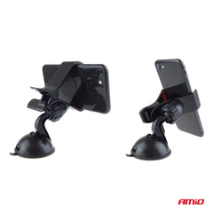 Soporte universal para teléfono y GPS con ventosa para el parabrisas