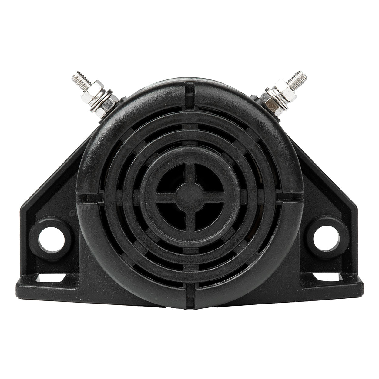 Reverse alarm for vehicles with 12–36 V and 110 dB