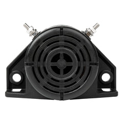 Reverse alarm for vehicles with 12–36 V and 110 dB