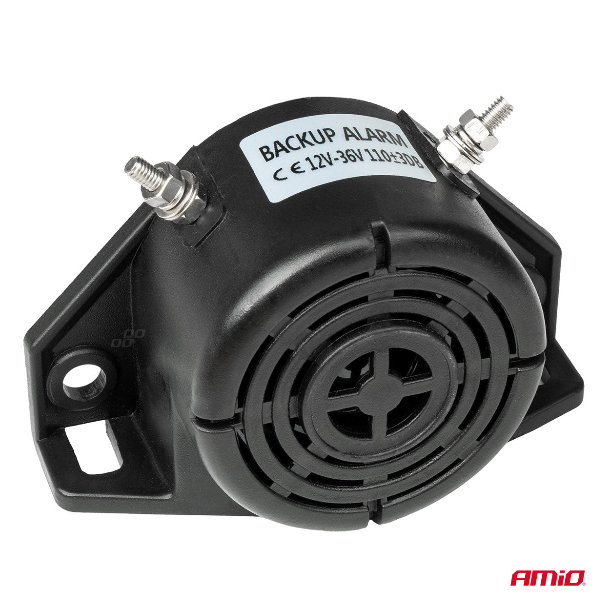 Acoustic reverse alarm, side view