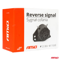 Reverse alarm for cars and machinery