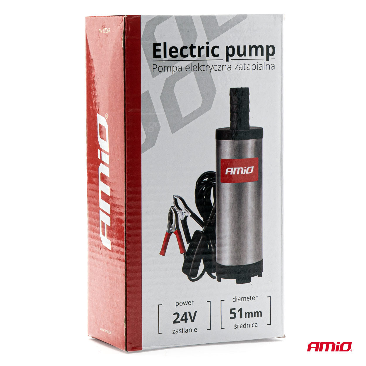Submersible diesel pump with a flow rate of 25 l/min