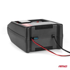 Battery charger with charging terminals for 12 V batteries